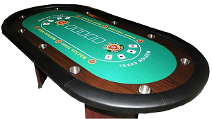 Table for playing Texas Holdem